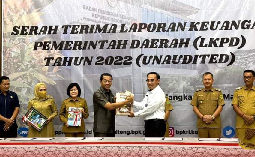  LKPD Murung Raya Tahun 2022 diserahkan Bupati Kepada BPK RI