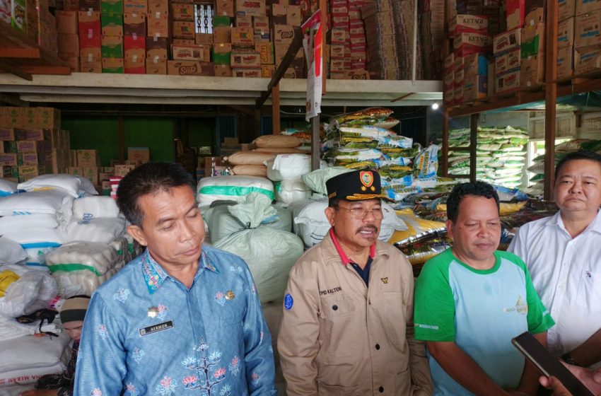  Sekda Kalteng dan TPID Murung Raya Sidak di beberapa Toko Sembako