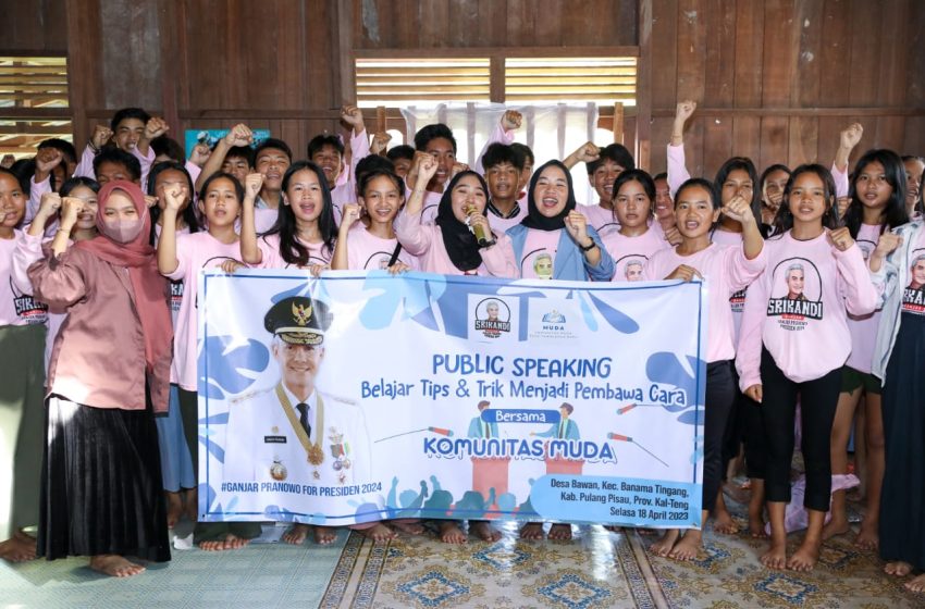  Srikandi Ganjar Kalteng Siapkan Generasi Milenial Berkompeten Lewat Pelatihan Public Speaking