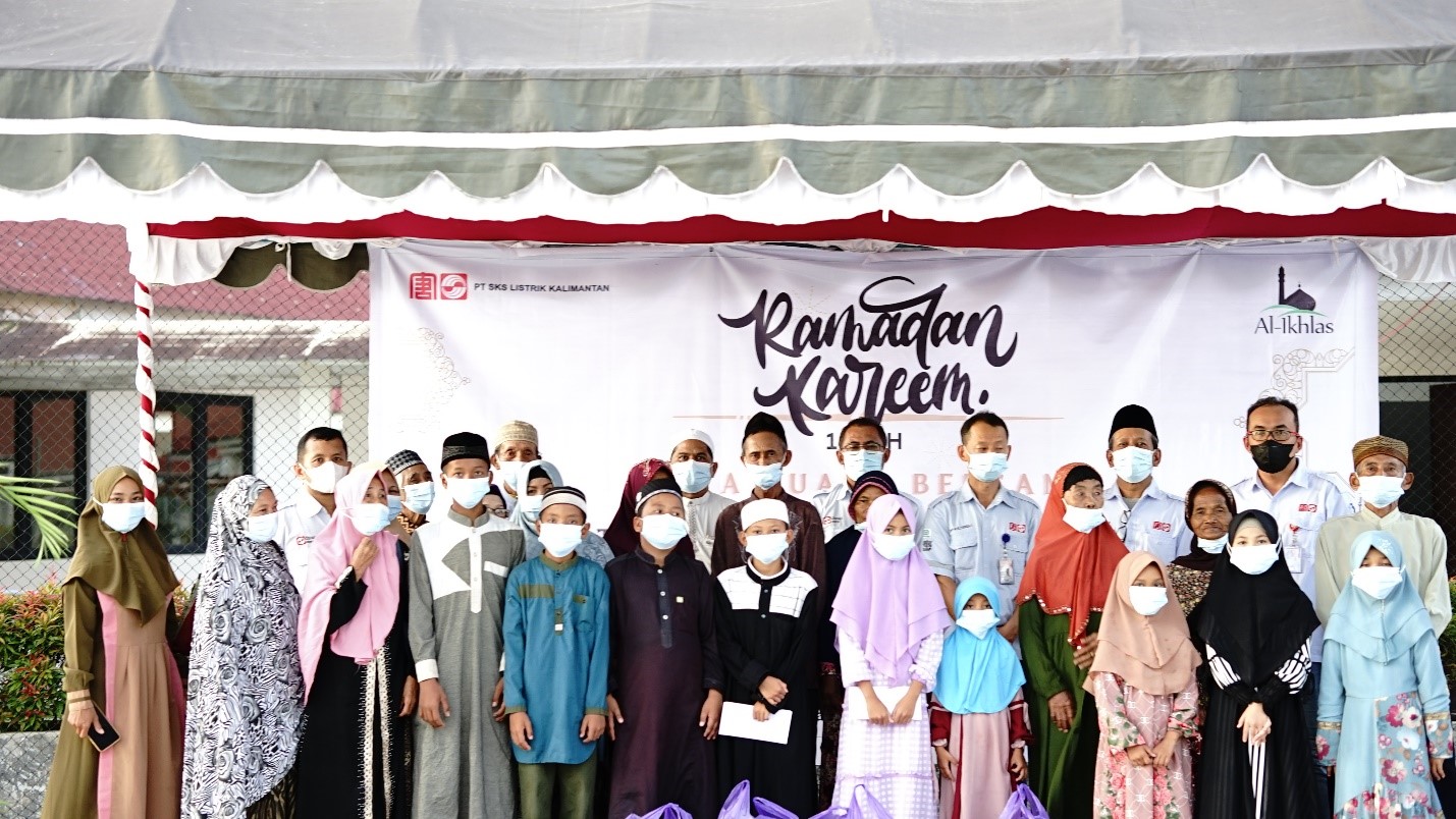 Suasana Berbagi Kebahagiaan, PT SKS Listrik Kalimantan Menyelenggarakan Buka Bersama