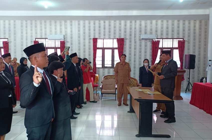  Pesan Kadisdikbud Usai Lantik 17 Kepala Sekolah