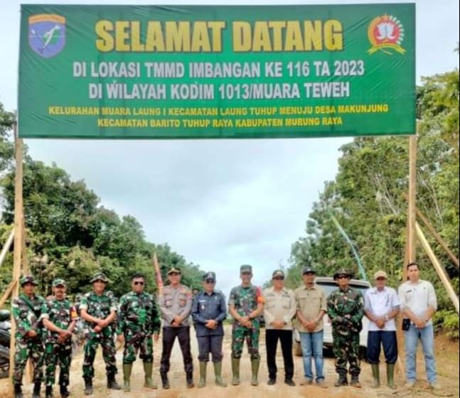  Kegiatan TMMD Secara Resmi di Mulai, Wabup: Saling Bahu – Membahu