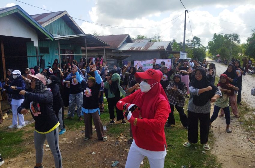  Ganjar Milenial Center Ajak Masyarakat Kapuas Budayakan Pola Hidup Sehat Lewat Senam