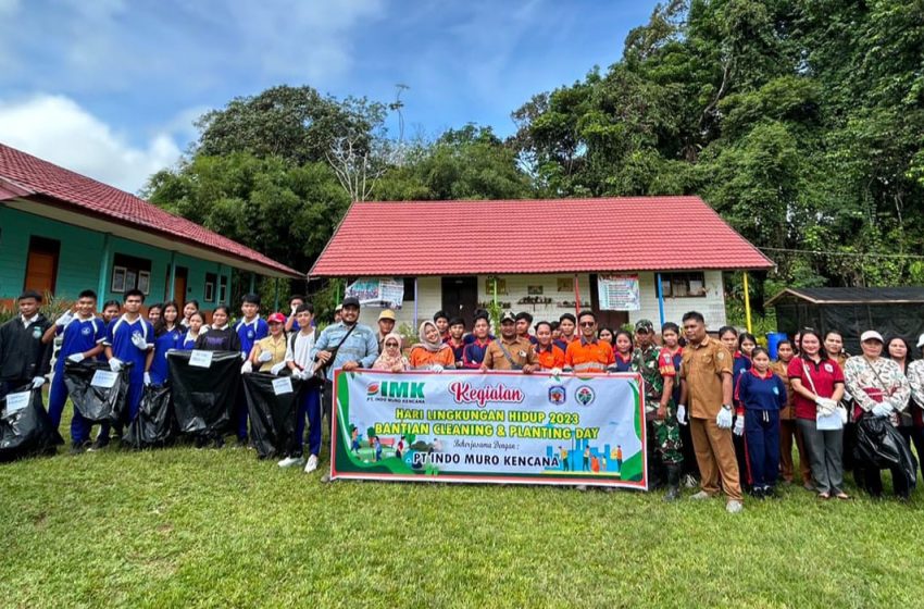 PT IMK Gelar Bantian Cleaning dan Planting Day