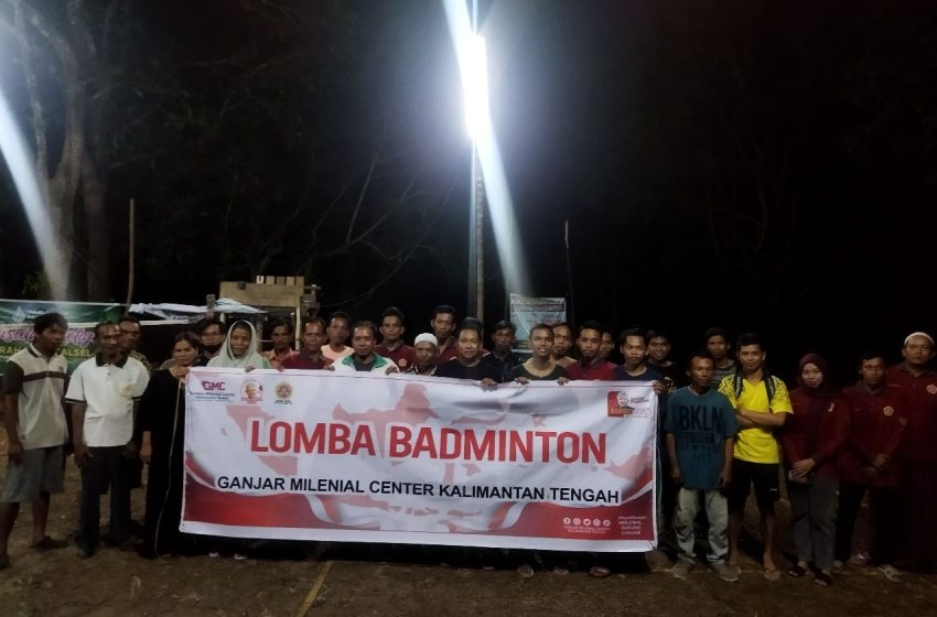  Ganjar Milenial dan DEMA STAI Kapuas Gelar Pertandingan Badminton