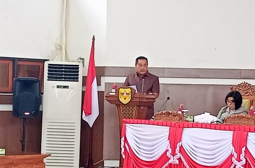  Bupati Sampaikan Pidato Terkait Rekomendasi Dewan