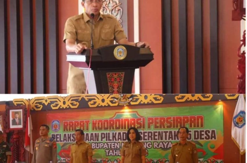  Bupati Pimpin Rakor Persiapan Pilkades Serentak