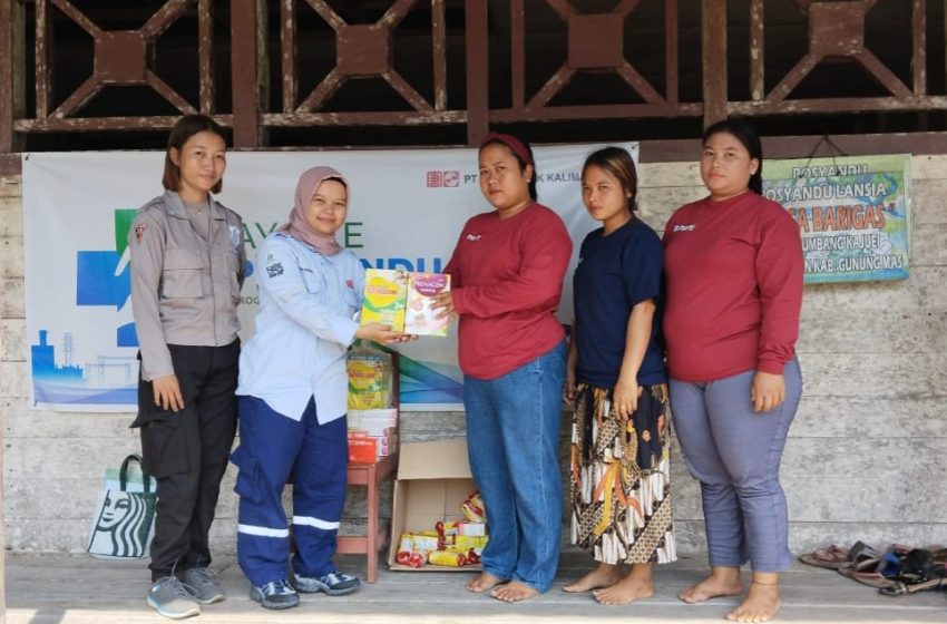  5 anak berpotensi gizi buruk PT SLK ajak masyakarakat ke posyandu