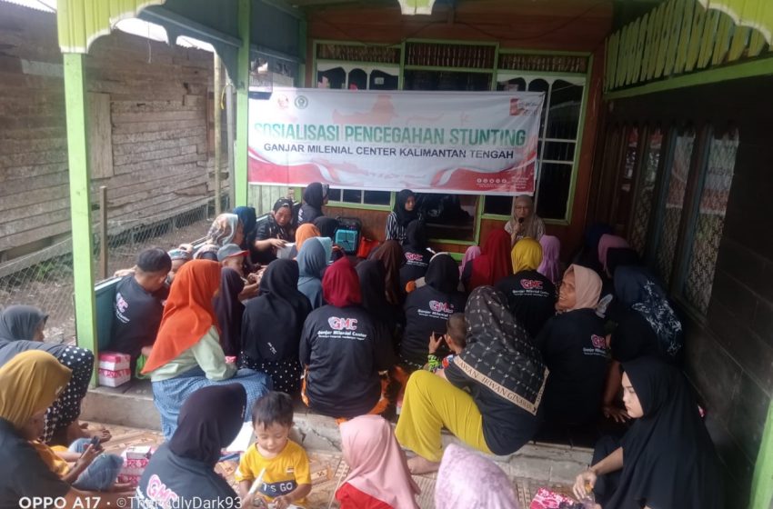  Ganjar Milenial Gelar Sosialisasi Cegah Stunting Bareng Ibu-Ibu di Kapuas