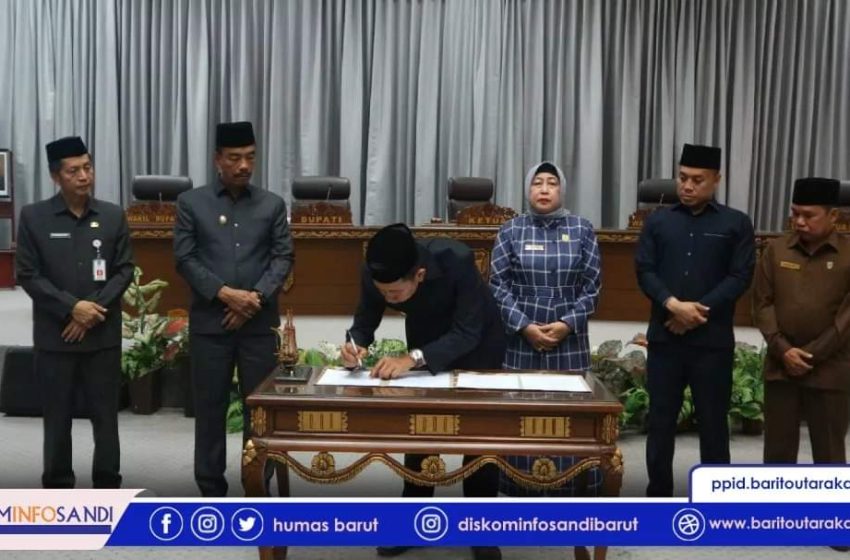  Pemkab dan DPRD Kabupaten Barut Teken Nota Kesepakatan KUPA PPAS-P APBD 2023