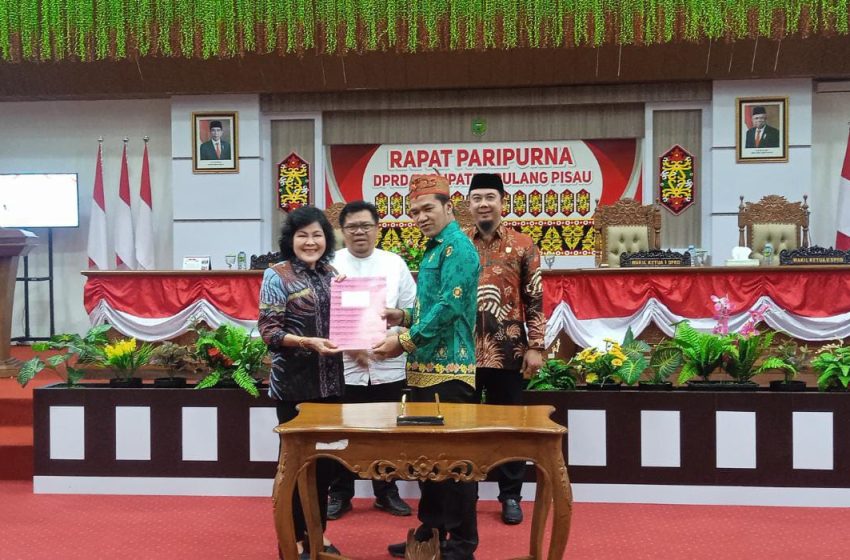  Raperda Perubahan APBD Pulang Pisau Anggaran 2023 Disetujui Bersama