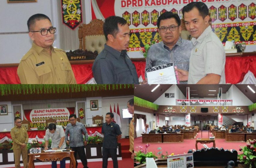  Sekda Pulang Pisau Sampaikan Pidato di Rapat Paripurna