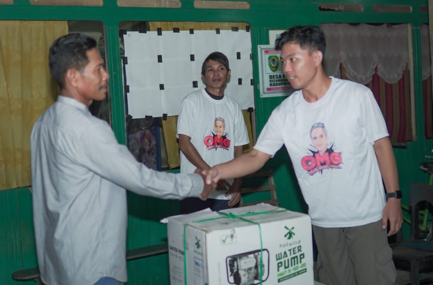  Warga Dua Desa di Pelosok Kalteng Sambut Gembira, Orang Muda Ganjar Bawa Solusi Atas Keresahan Mereka