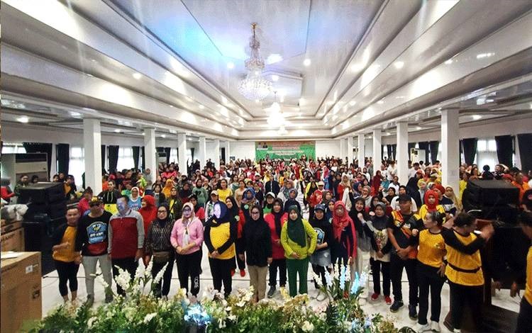  Diminati Kaula Muda, Perwosi Barito Utara Adakan Aerobic Competition dan Party Zumba