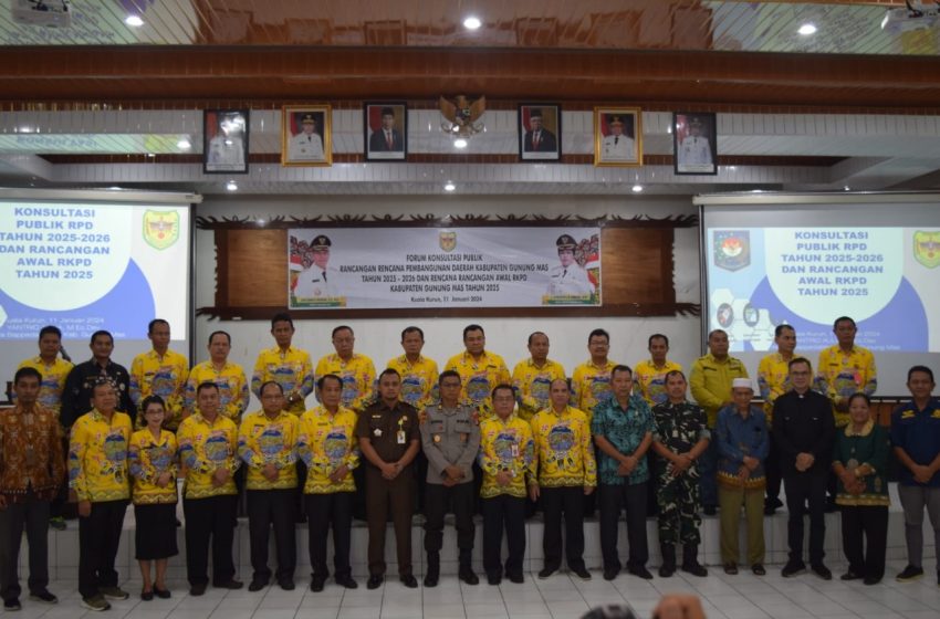  Pemda Gunung Mas Bahas RDP dan Renstra Tahun 2025