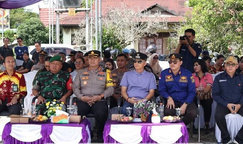  Bupati Gunung Mas Hadiri Simulasi Pemungutan Suara Pemilu