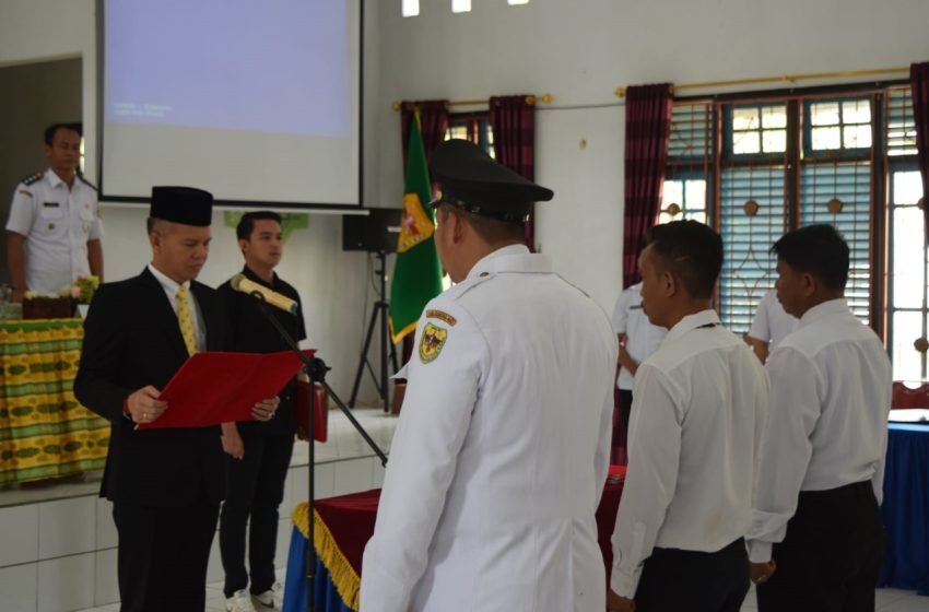  Pj Kades Baru Dilantik Harap Membawa Perubahan