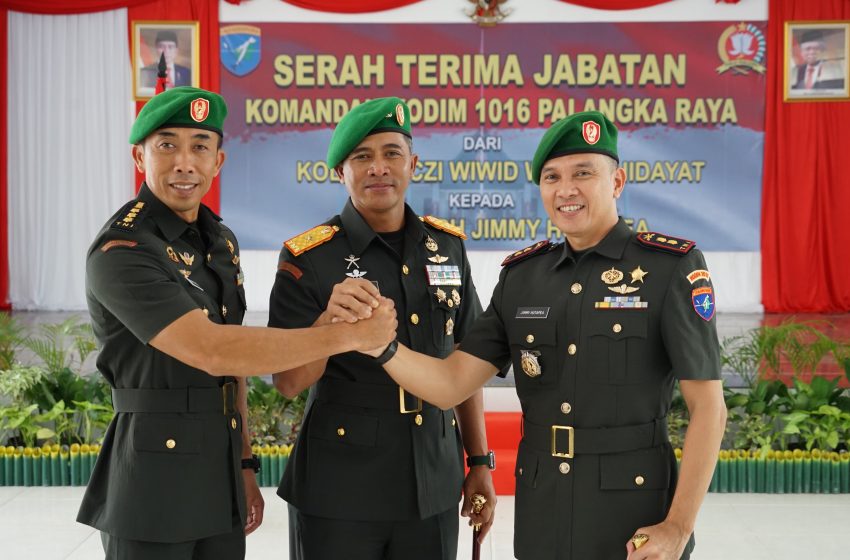  Danrem 102/Pjg Pimpin Sertijab Komandan Kodim 1016/Plk