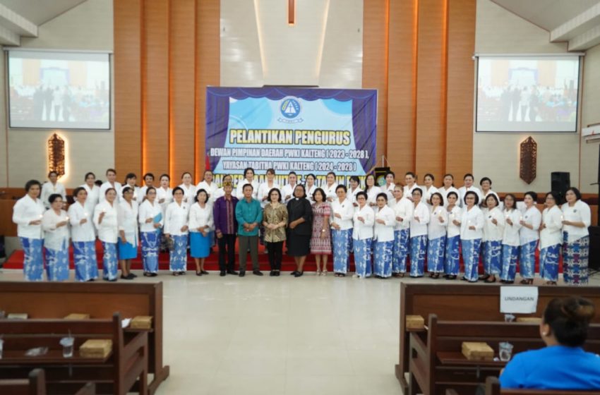  Pengurus DPD PWKI Kalteng Masa Bakti 2023-2028 Resmi Dilantik,Linae Aden Harapkan Jalin Kerjasama Lintas Sekto