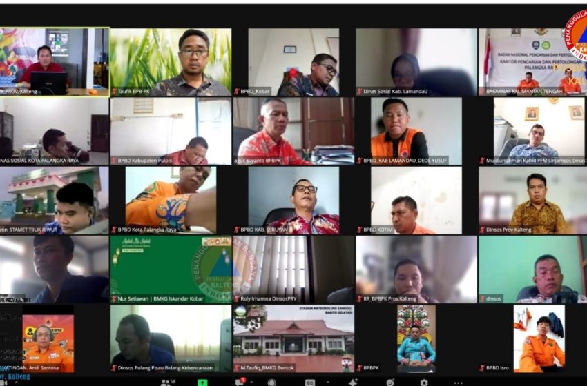  Hadapi Cuaca Ekstrim, BPBPK Provinsi Kalteng Gelar Rapat Kesiapsiagaan Bencana Musim Pancaroba