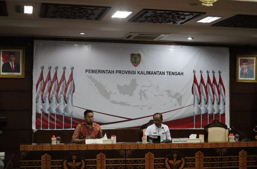  Wujudkan Pemerintahan Bersih, Transparan dan Akuntabel, Inspektorat Provinsi Pimpin Rapat Tindak Lanjut Hasil SPI 2023 dan Pengelolaan MCP
