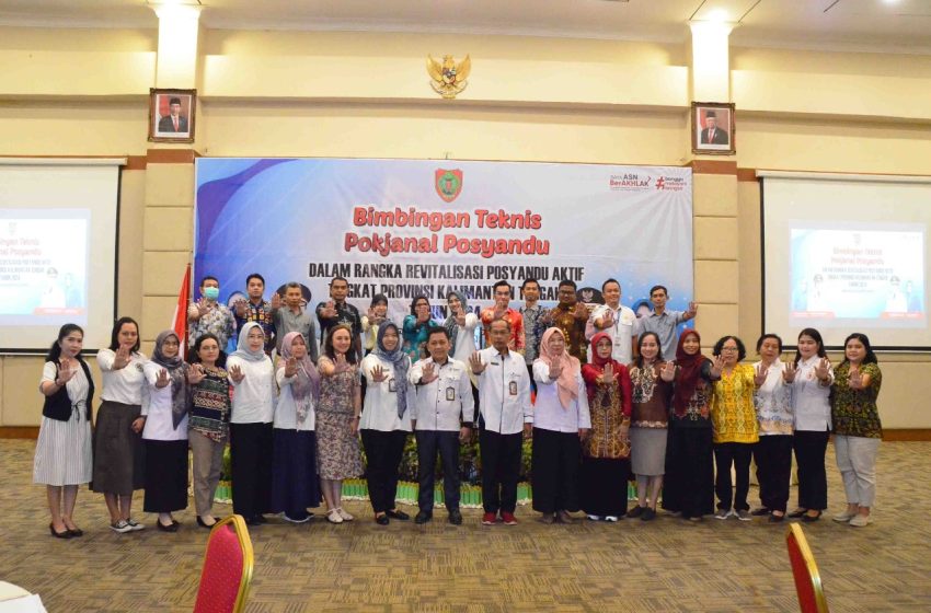  Tingkatkan Kesehatan Ibu dan Anak, Dinkes Provinsi Gelar Bimtek Pokjanal Posyandu Dalam Rangka Revitalisasi Posyandu Aktif