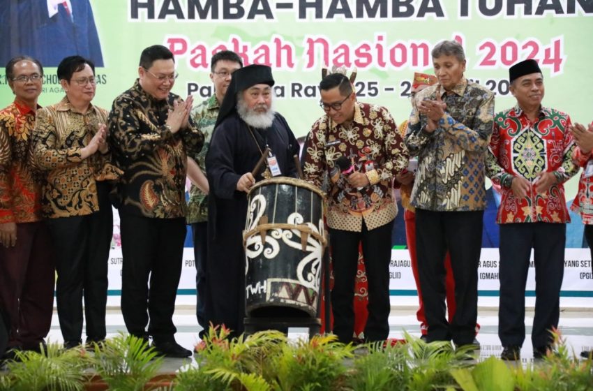  Paskah Nasional di Kota Palangka Raya, Kepala Bappedalitbang Provinsi Resmi Membuka Acara Seminar Pimpinan Gereja Nasional Tahun 2024
